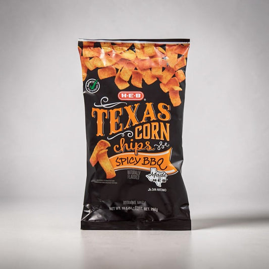 H-E-B Spicy BBQ Corn Chips