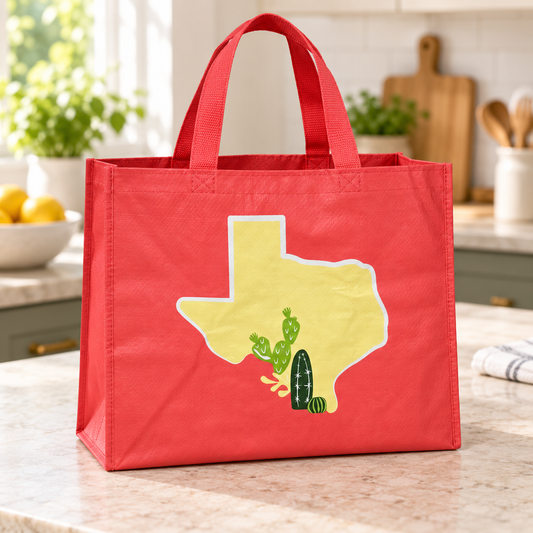 Sac réutilisable H-E-B Texas Cactus Summer