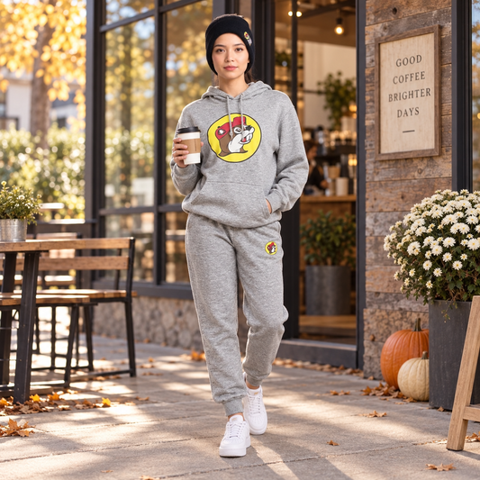 Buc-ee's Gray Pullover Hoodie