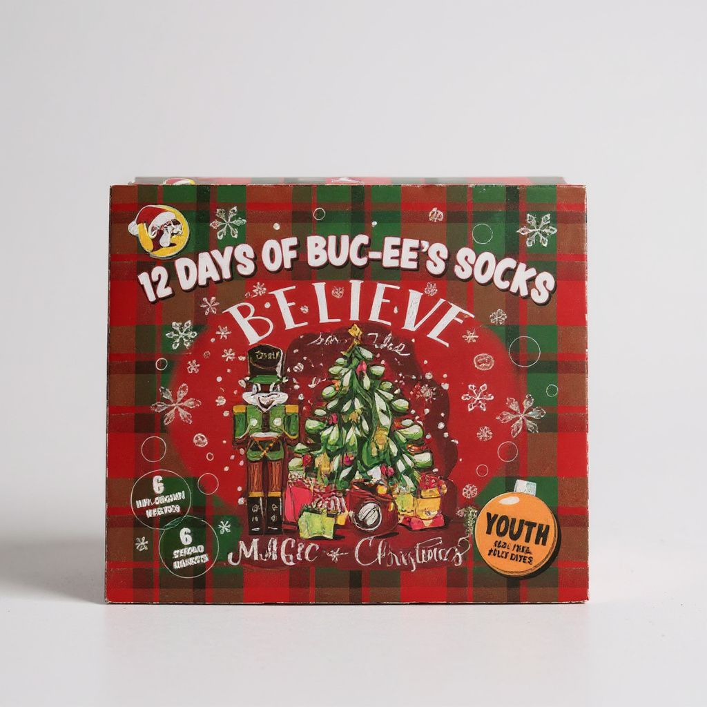 Buc-ee's 12 Days of Buc-ee's Socks - Youth