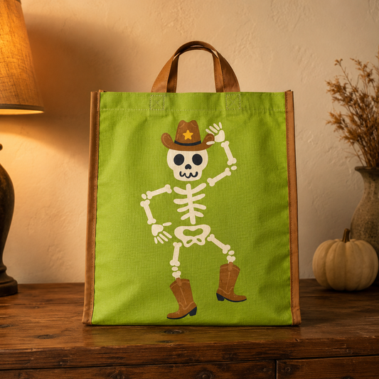 H-E-B Skeleton Cowboy Reusable Bag
