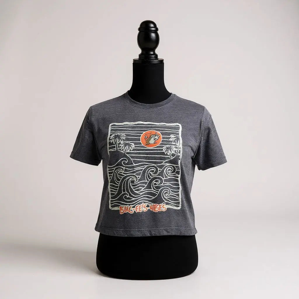 Buc-ee's Waves Crop Top Shirt - Texan Temptations