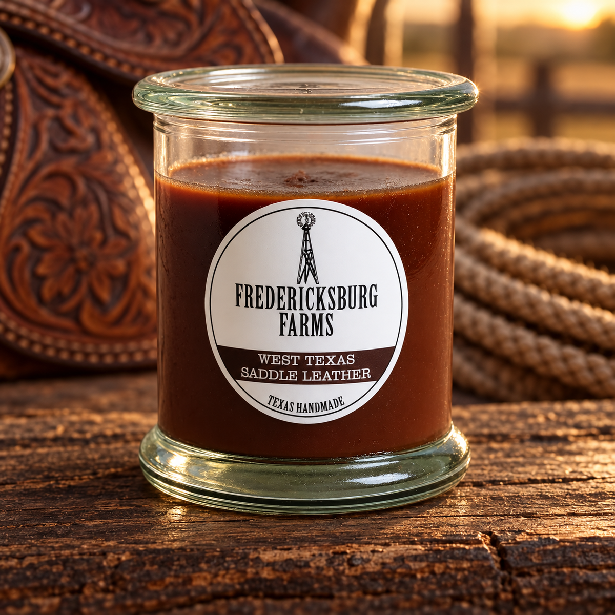 Fredericksburg Farms - West Texas Saddle Leather - 9oz Candle