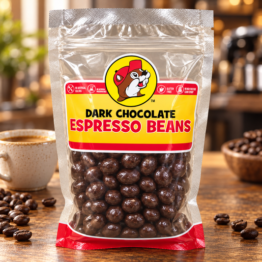 Buc-ee's Dark Chocolate Covered Expresso Beans
