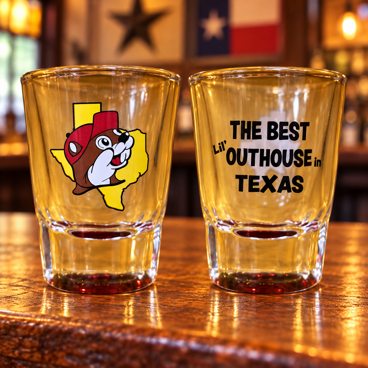 Verre à shot Buc-ee's « Best Lil' Outhouse »