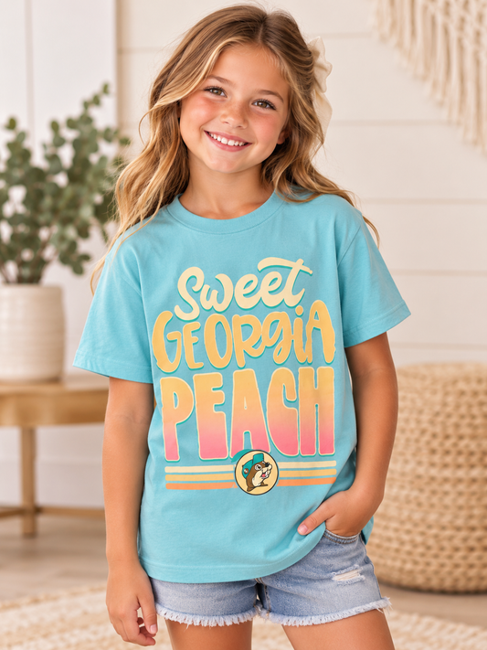 Buc-ee's Sweet Georgia Peach T-Shirt - Youth
