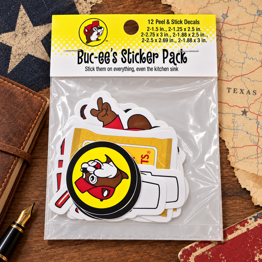 Buc-ee’s Classic Icons 12-Piece Sticker Pack