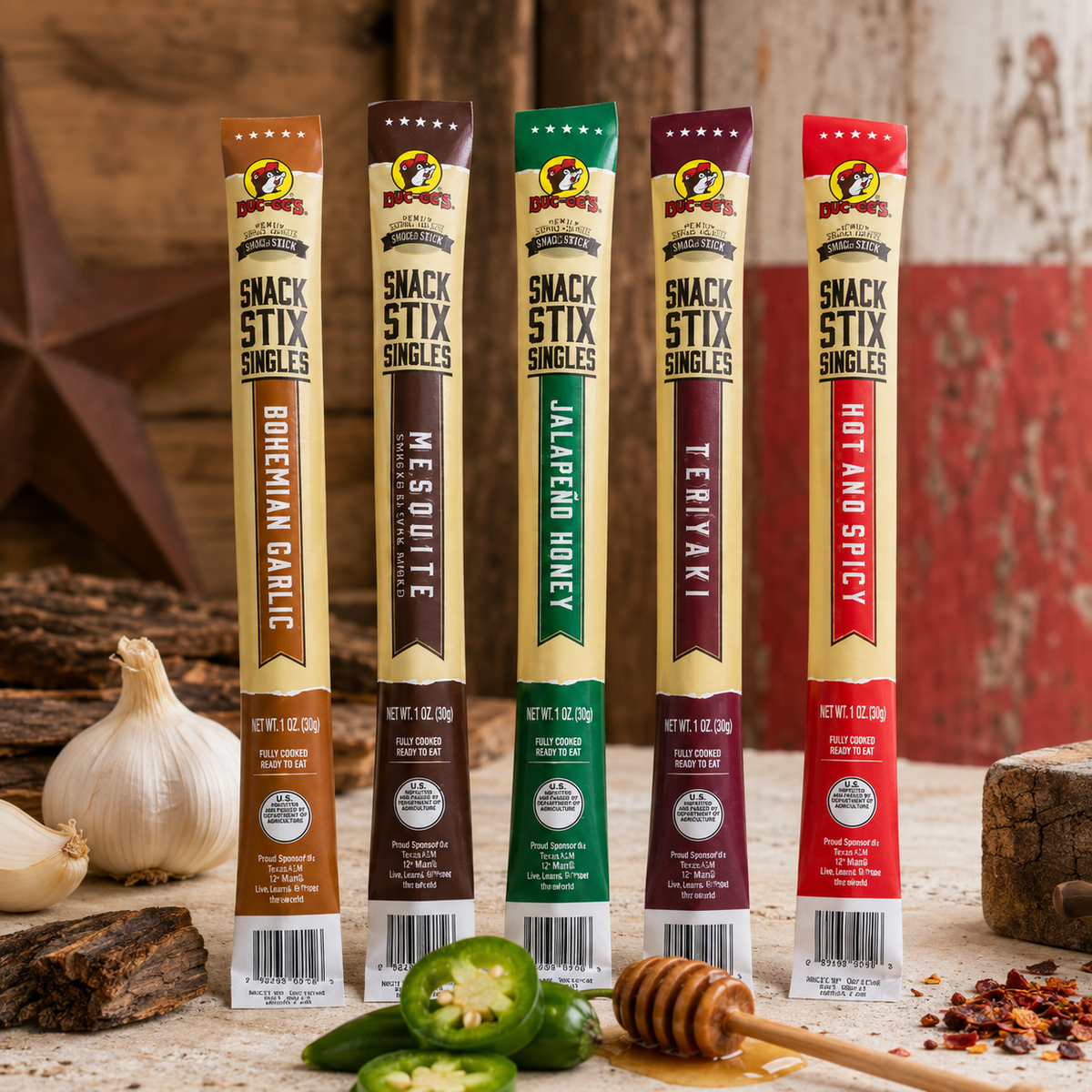 Buc-ee's Beef & Pork Snack Stix