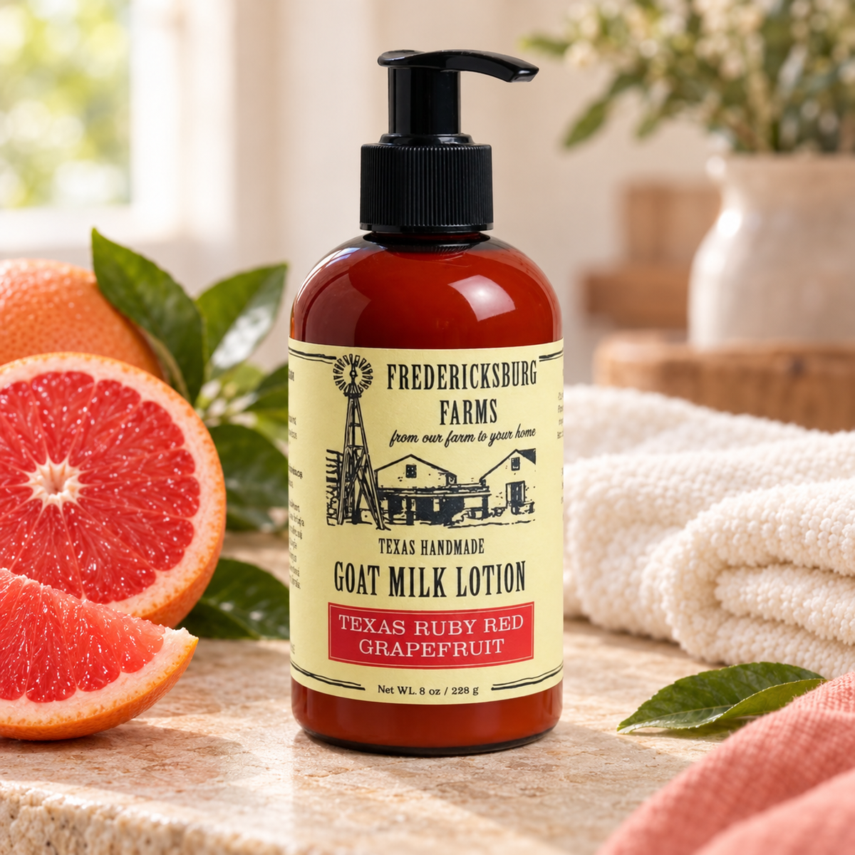 Fredericksburg Farms - Lait de chèvre au pamplemousse rouge du Texas