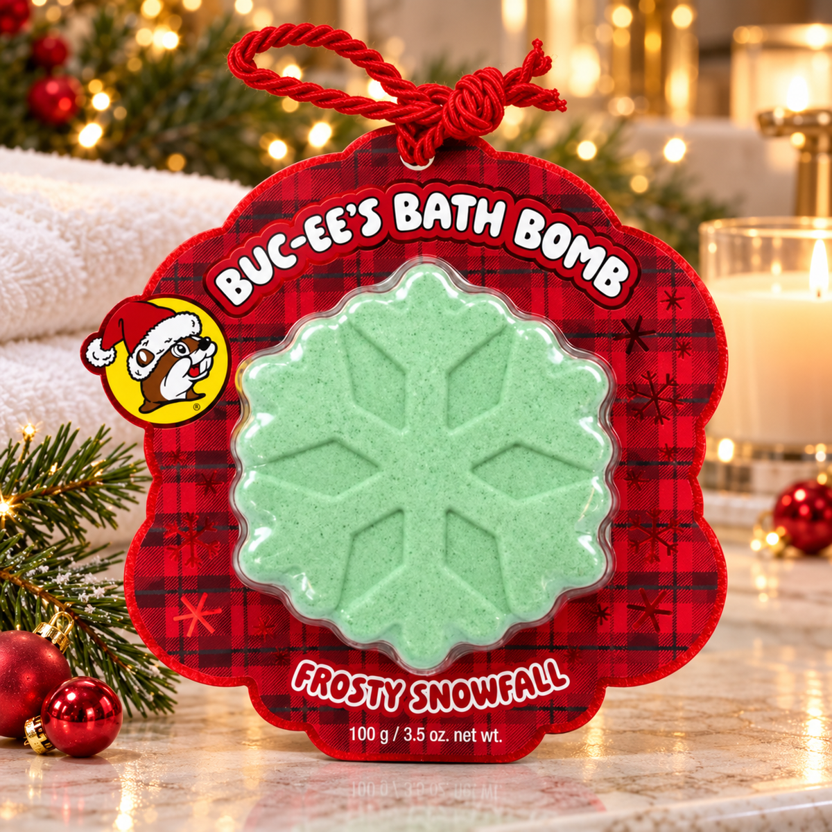 Buc-ee's Christmas Bath Bombs