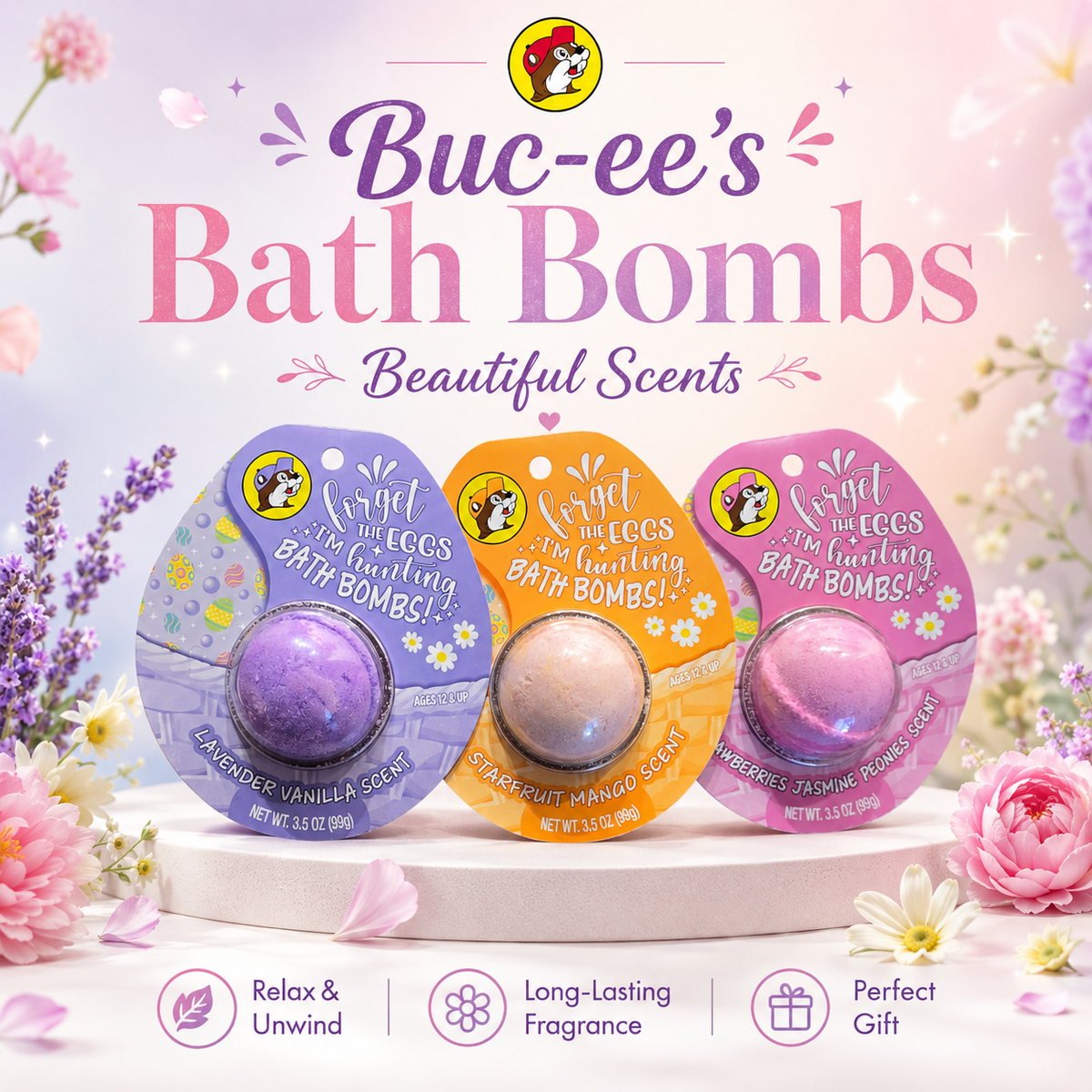 Buc-ee's Bath Bombs