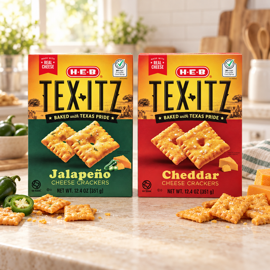 Craquelins au fromage TEX-ITZ de H-E-B