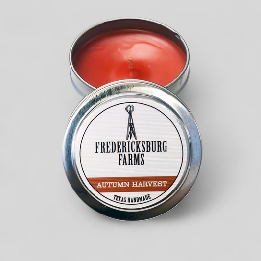 Fredericksburg Farms
Autumn Harvest Candle Travel Tin