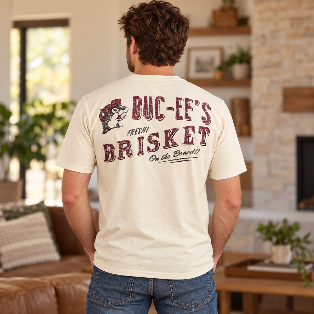 T-shirt Buc-ee's « Fresh Brisket On the Board »