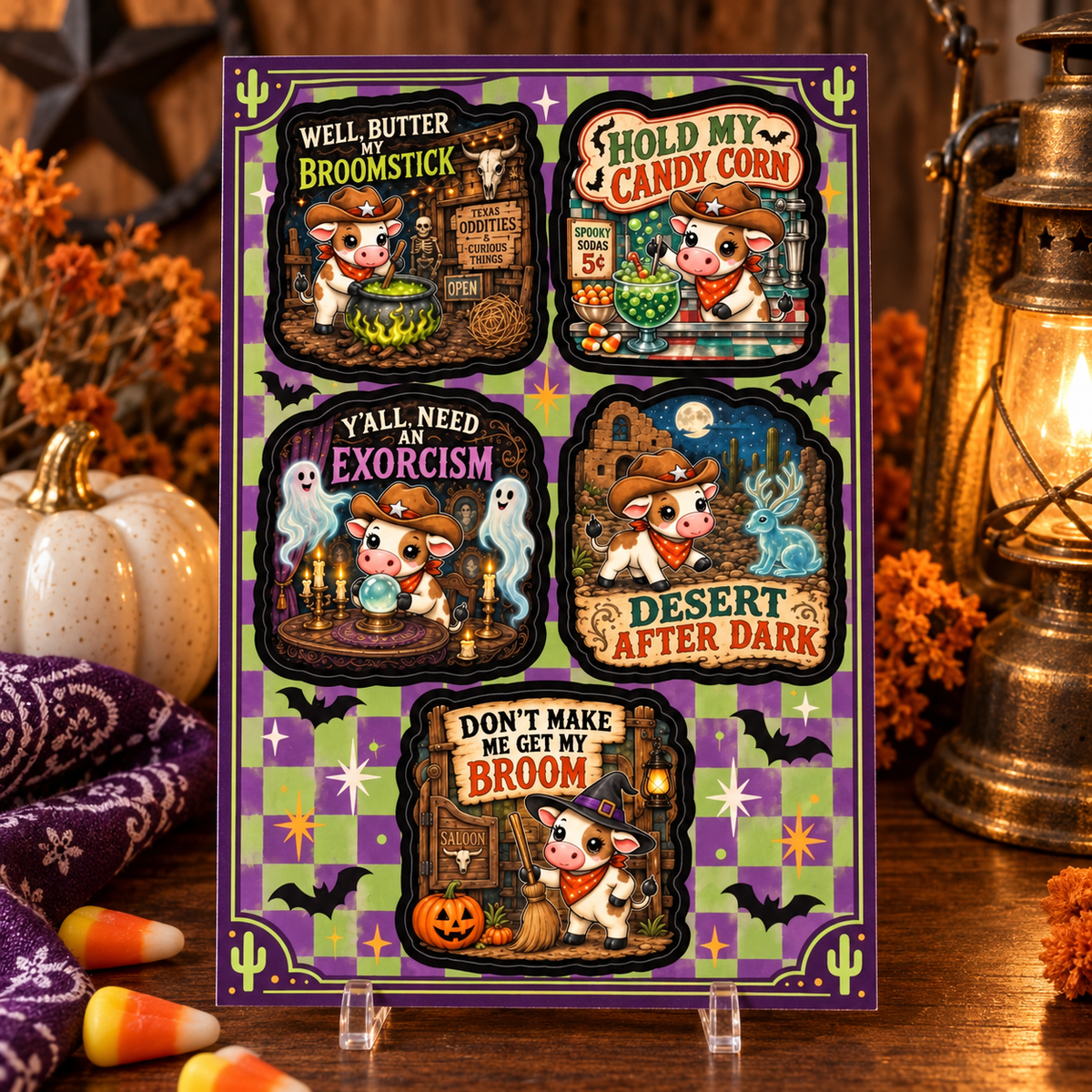 Spooky Little Heifer Vinyl Sticker Pack