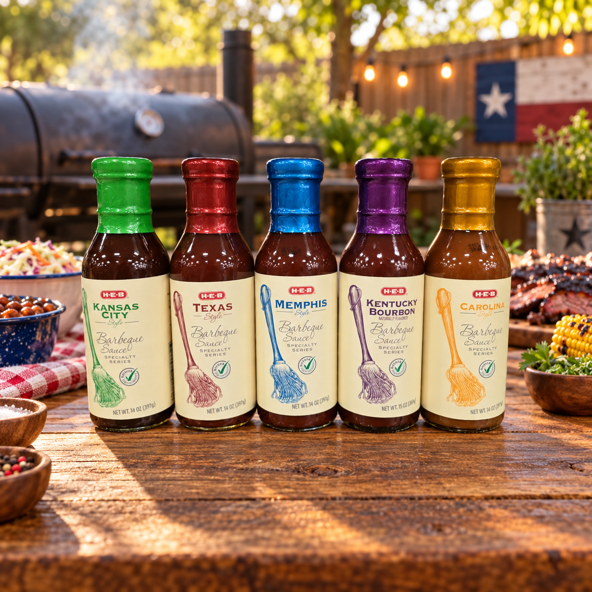 Sauce BBQ de la gamme "Spécialités" H-E-B