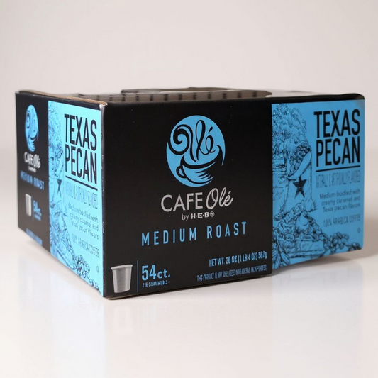 CAFE Ole by H-E-B, Texas Pecan Pack Single Serve, 54ct Coffee