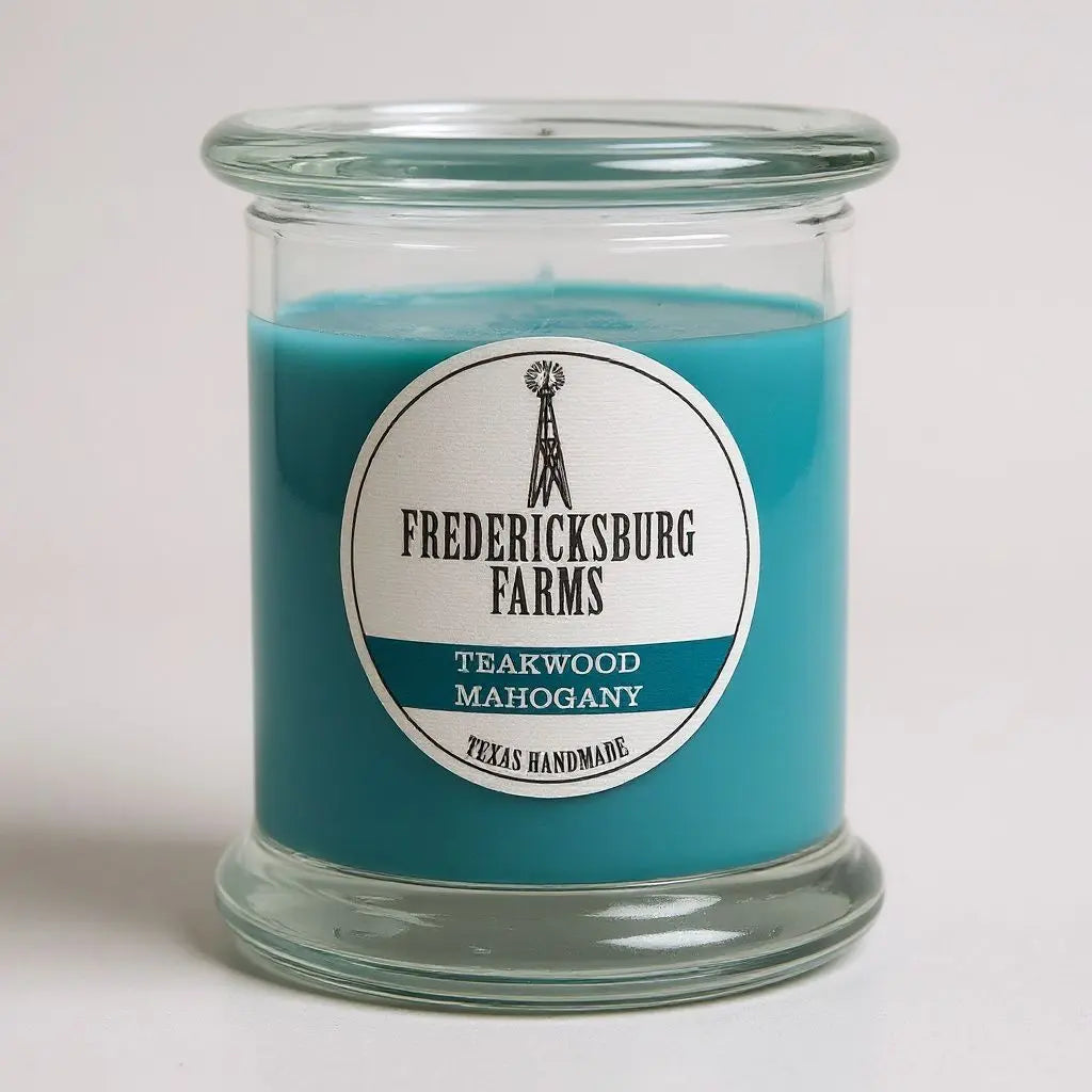 Fredericksburg Farms - Teakwood Mahogany - 9oz Candle - Texan Temptations