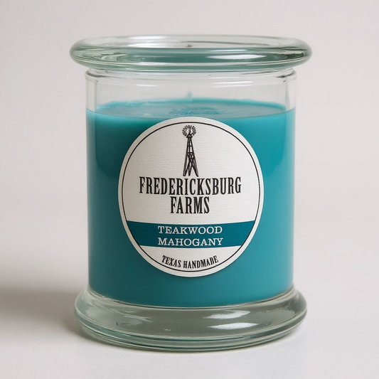 Fredericksburg Farms - Teakwood Mahogany - 9oz Candle