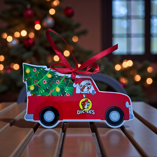Buc-ee's Truck & Tree Ornament