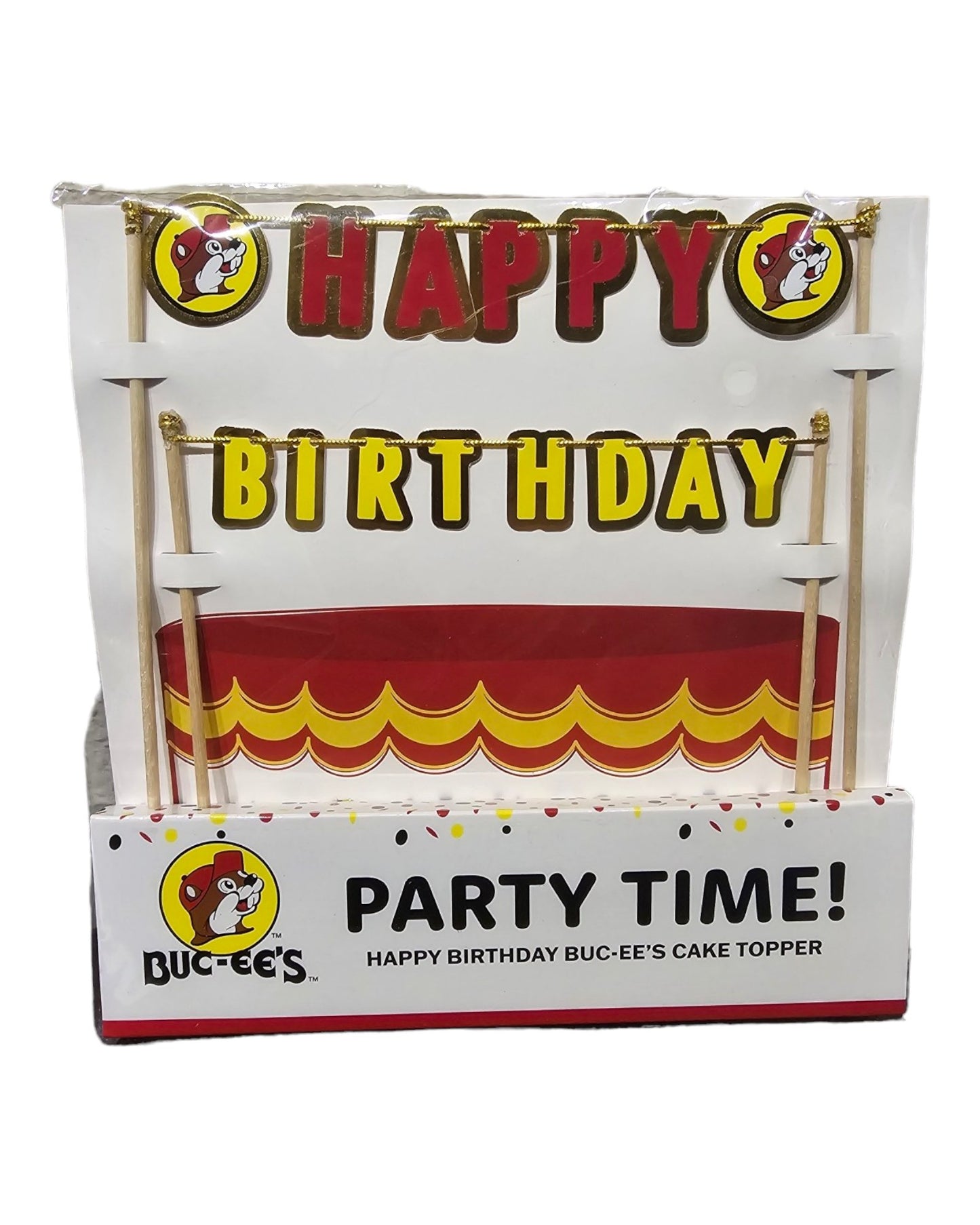 Buc - ee's Birthday Cake Topper - Texan Temptations