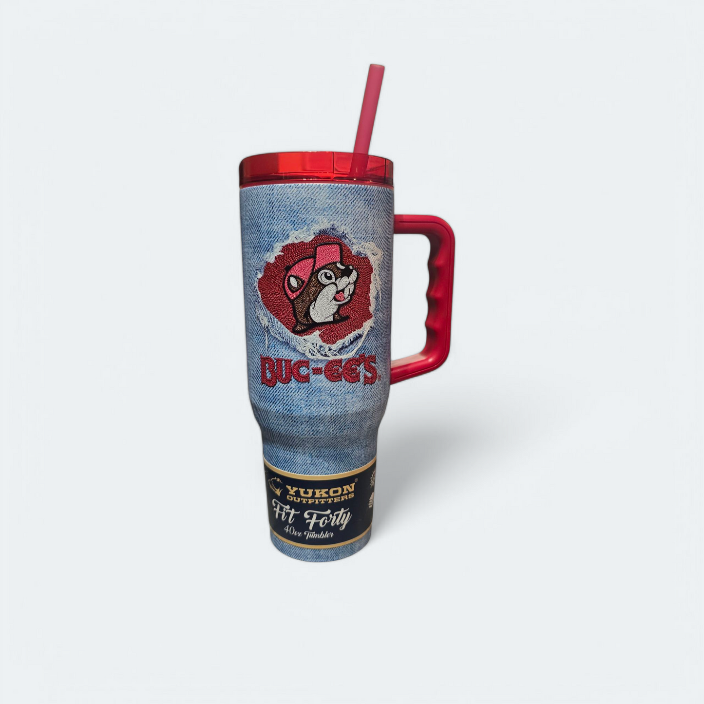 Buc-ee's Denim Patch Cutout Tumbler by Yukon Outfitters - 40oz.
