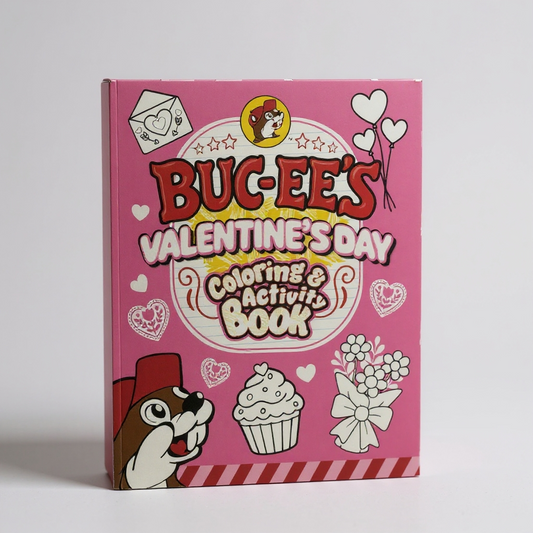 Buc-ee's Valentine's Coloring & Activity Book Set