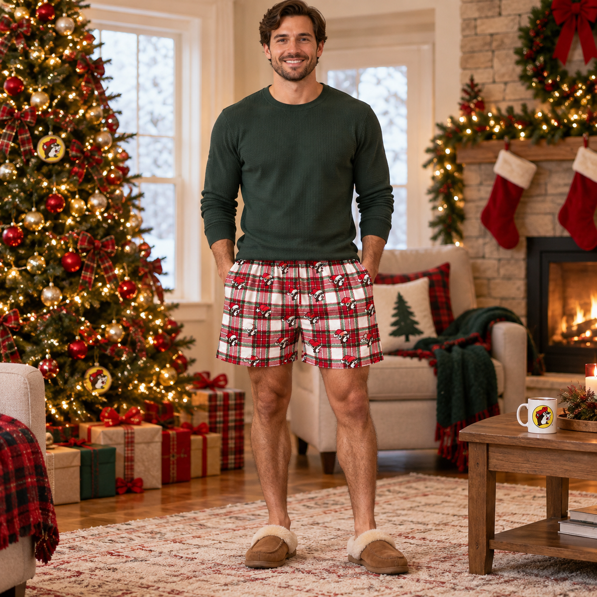 Shorts de Noël Buc-ee's