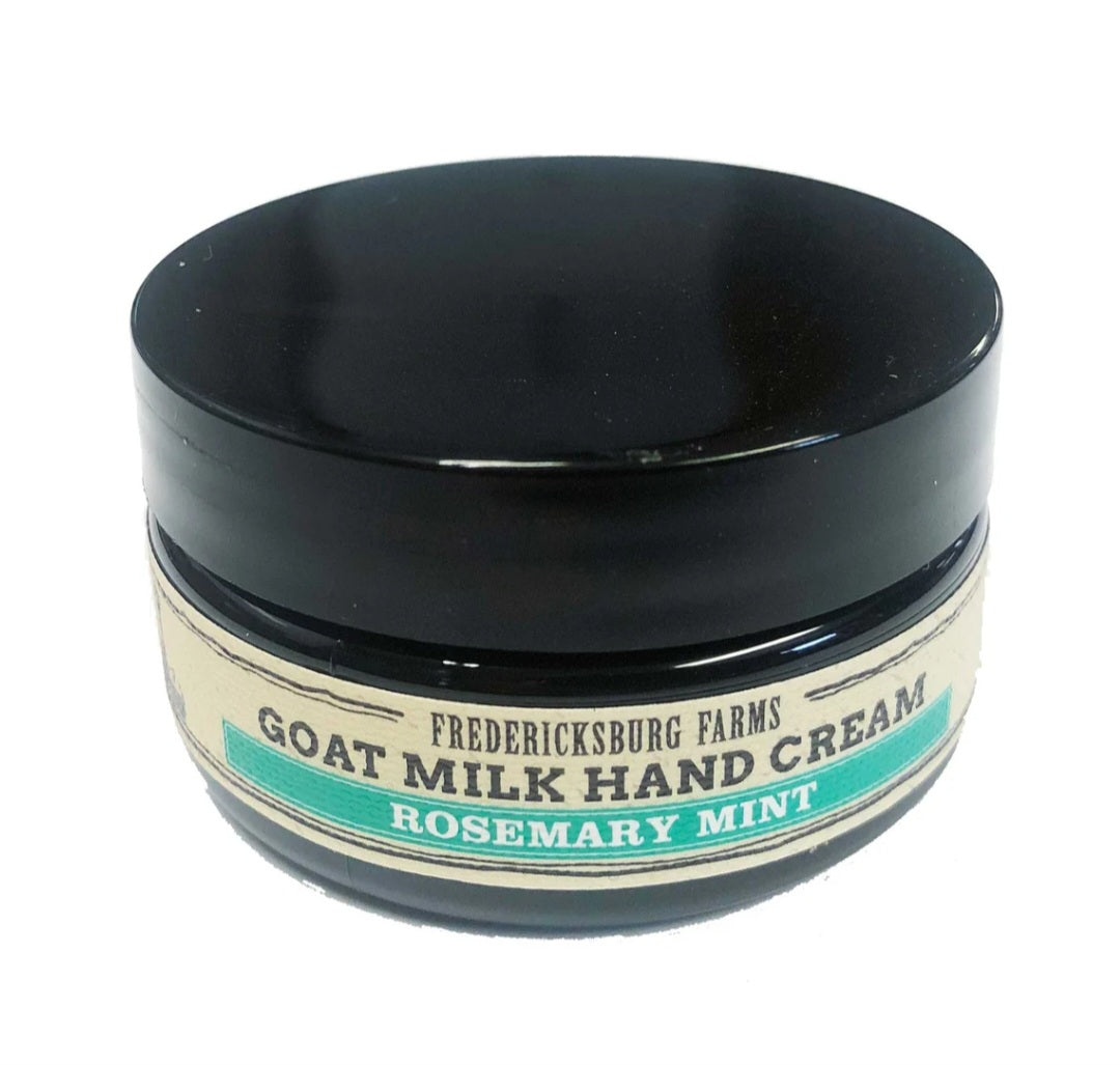 Fredericksburg Farms - Rosemary Mint Goat Milk Hand Cream - 2oz.