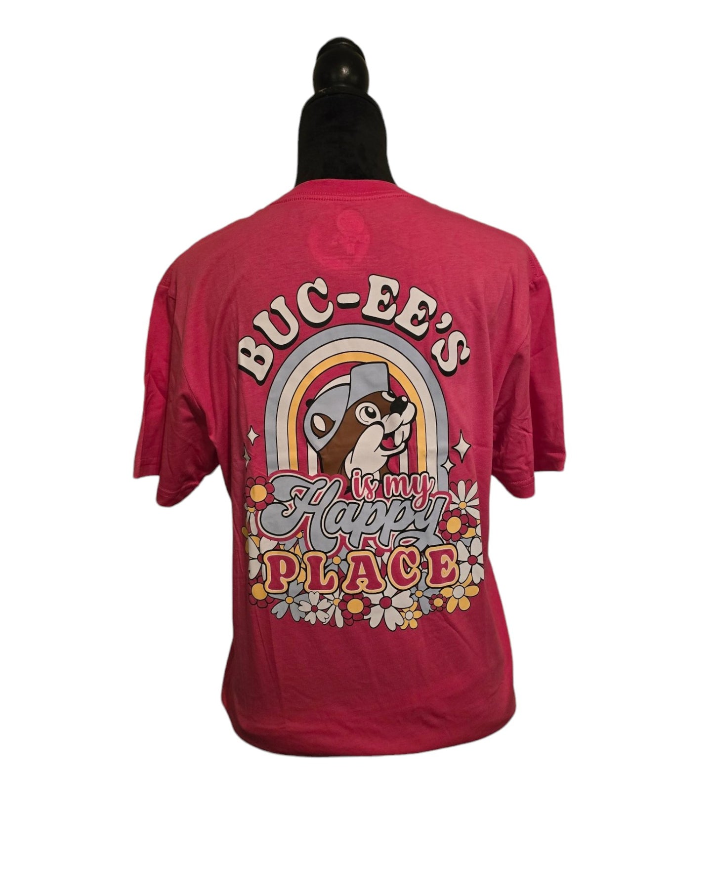 "Buc - ee's is my Happy Place" T-Shirt - Texan Temptations