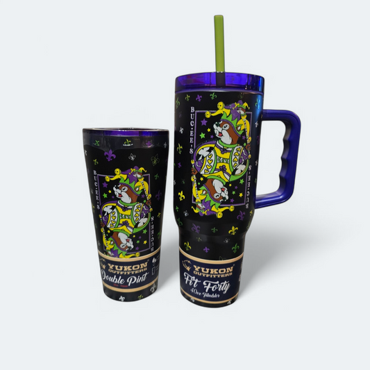 Buc-ee's  Mardi Gras Tumblers