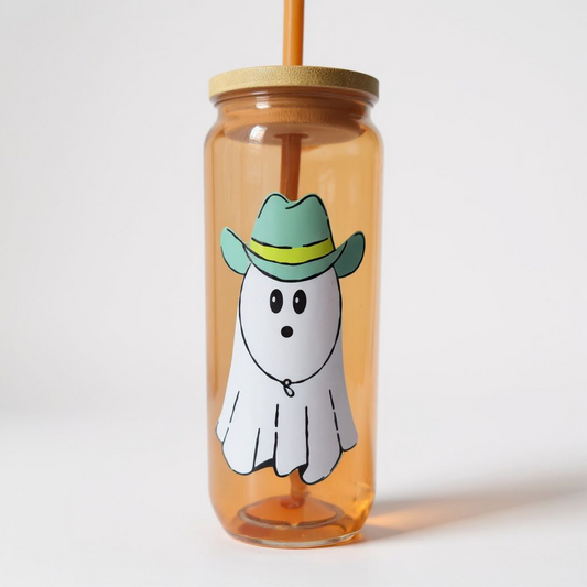 Destination Holiday Ghost Cowboy Tumbler