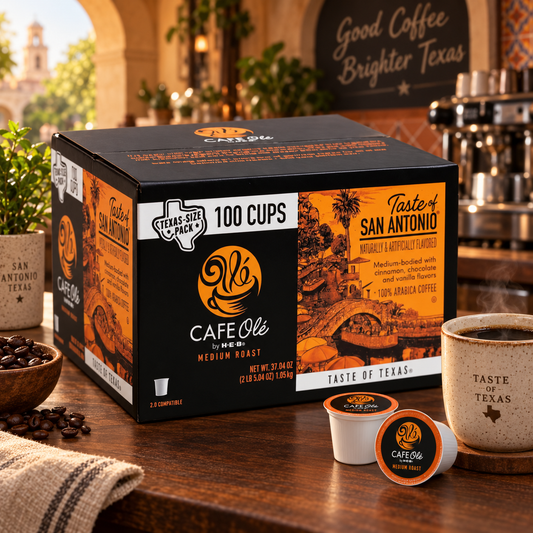 CAFE Ole by H-E-B, Goût de San Antonio – dosettes de café individuelles