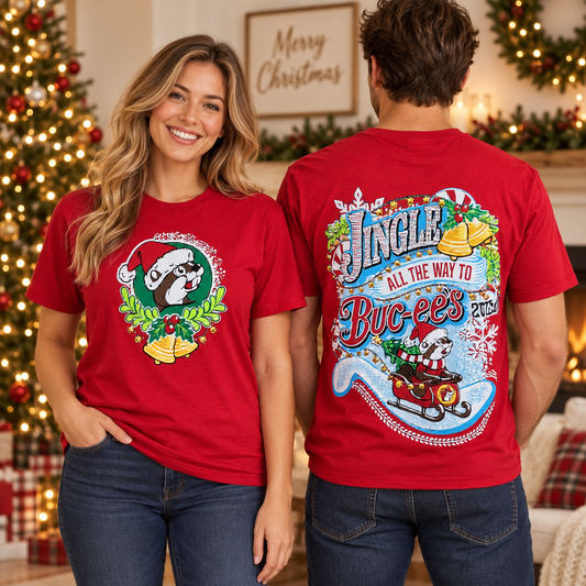 T-shirt de Noël Buc-ee's Jingle All The Way