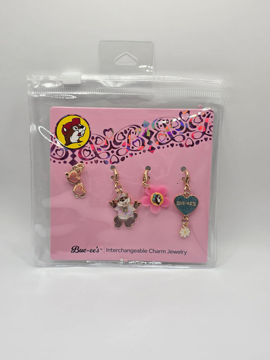 Buc-ee's Interchangeable Charm Set - Peace & Daisy Set