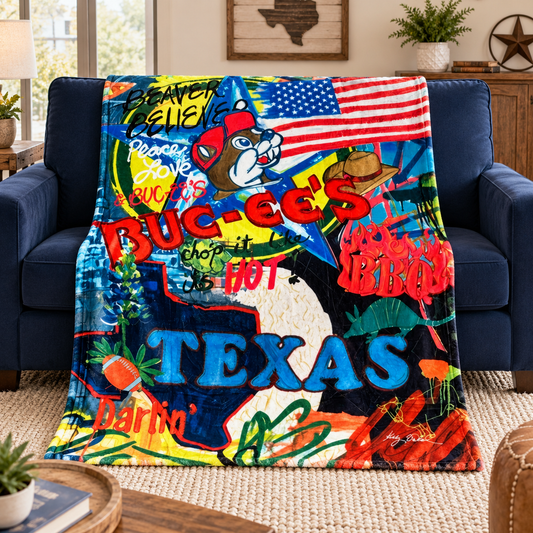 Couverture polaire Buc-ee's du Texas