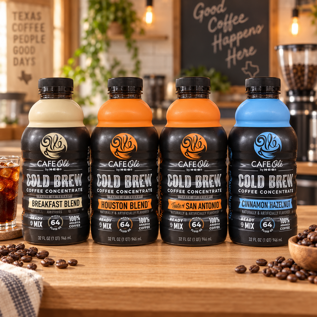Cafe Ole by H-E-B Cold Brew Coffee Concentrate
