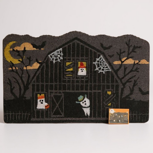 Destination Holiday Haunted Barn Rug