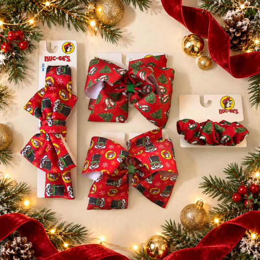 Buc-ee's Christmas Hair Accessories