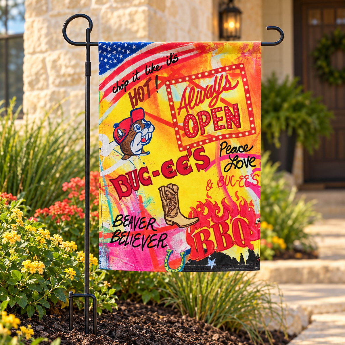Buc-ee's Garden Flags