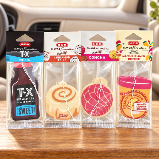 Désodorisants pour voiture H-E-B Flavor Favorites - Lot de 3