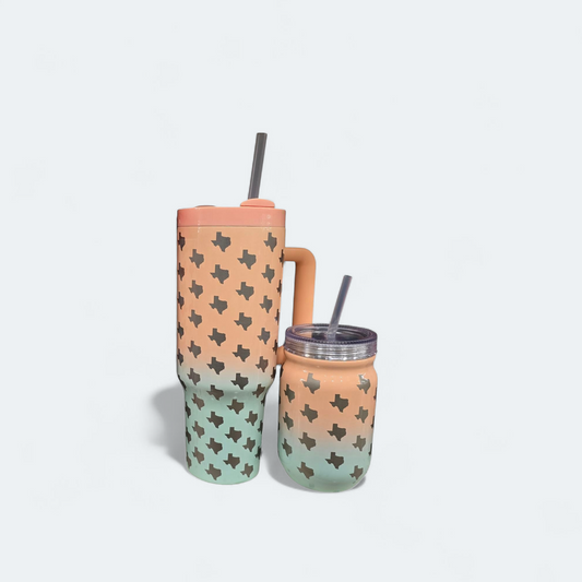 Destination Holiday - Ombre Texas Drinkware